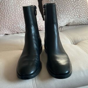 Stuart Weitzman leather ankle bootie